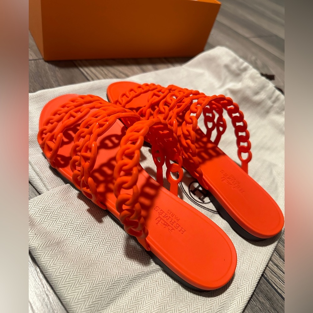 HERMÉS CHAÎNE D’ANCRE SANDALS - Picture 5 of 11
